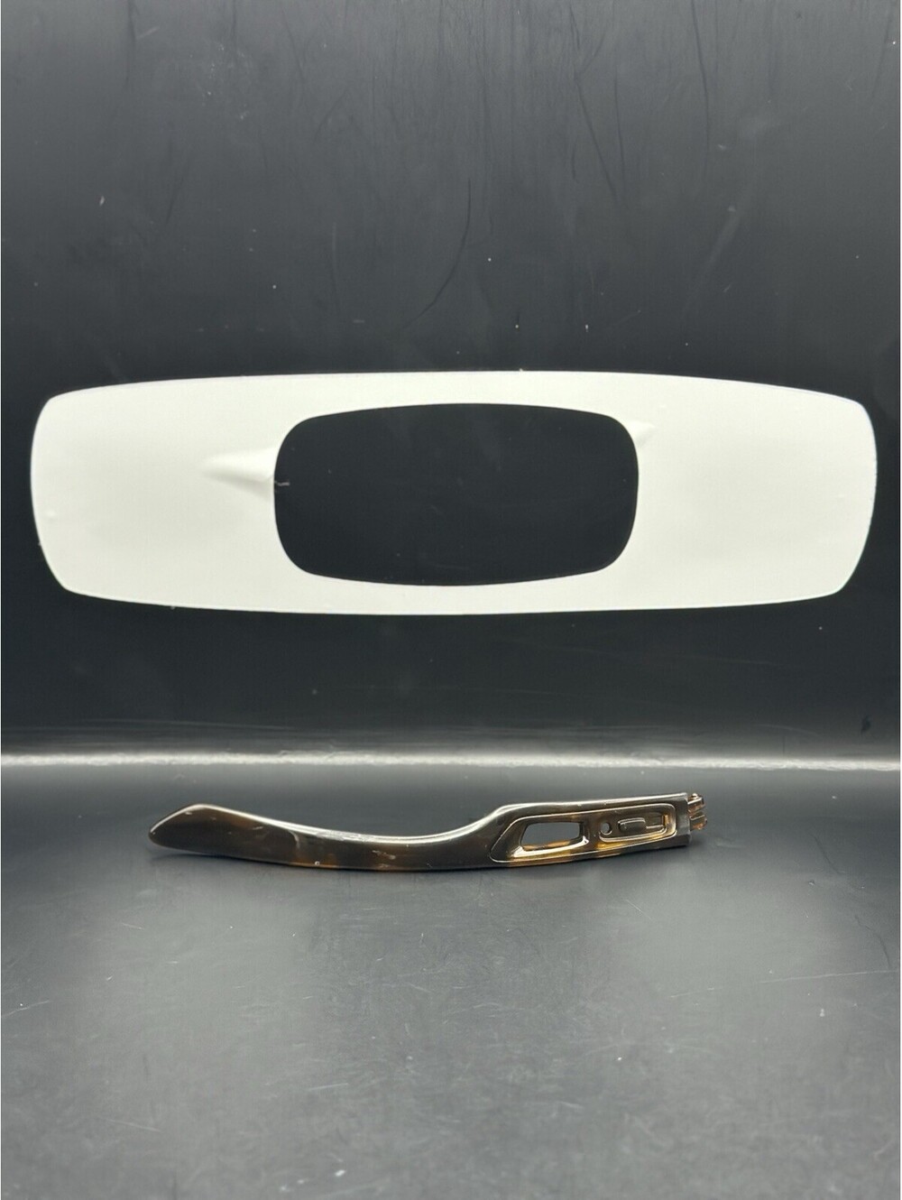 Oakley Dispatch II Brown Tortoise OEM Left Replacement Arm (No Icon)